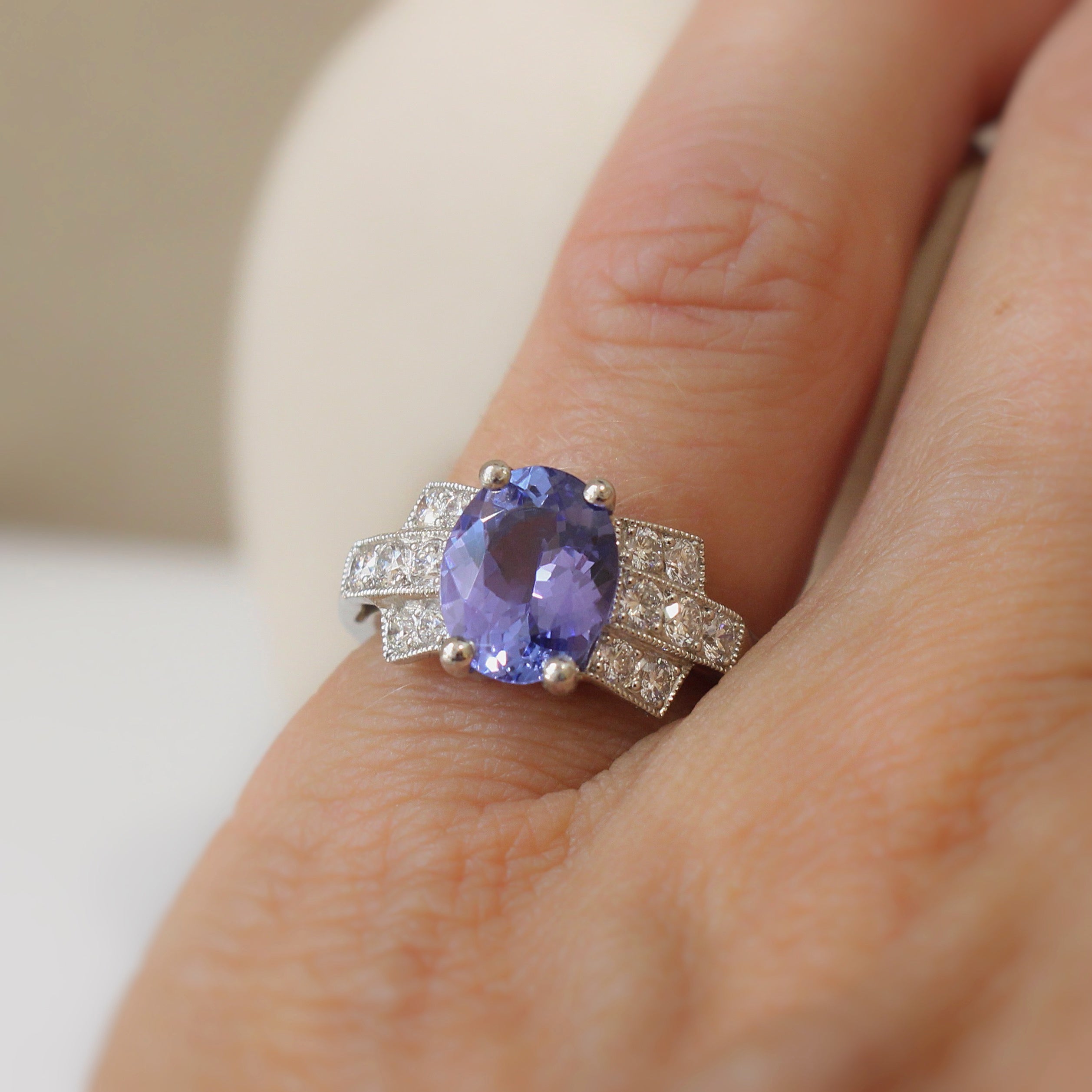 Bague best sale tanzanite occasion